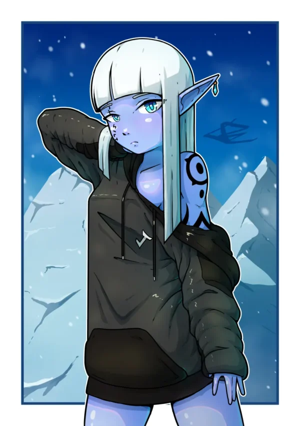 Kara Hoodie Card Art